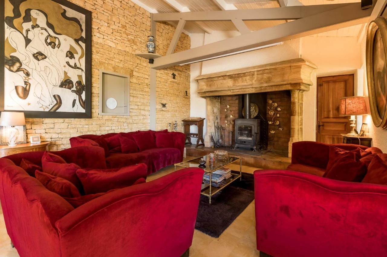Vila Avec, Piscine, Tennis. Villa Rivaux Luaran gambar